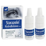 Starazolin HydroBalance Augentropfen, 2x5ml - Für eine hygienische und wirksame Augenpflege. Ideal für trockene und gereizte Augen.