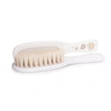 Canpol Babies Newborn Set, Natural Bristle Hair Brush with Comb, White, 1 Piece