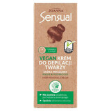 Zarte Gesichtsenthaarungscreme - Sanfte Formel für seidenglatte Haut - Vegan, 20g