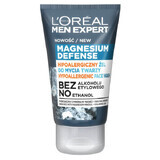 L&#39;Oréal Men Expert, Magnesium Defense, gel nettoyant visage, hypoallergénique, 100 ml