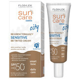 Floslek Sonnenschutz Derma City BB Tönungscreme Sensible Haut SPF 50+, 30 mlSchützende Tönungscreme für sensible Haut, hoher SPF 50+ Schutz, 30 ml