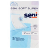 Seni Soft Super, Hygieneauflagen, 90 cm x 170 cm, 5 Stück