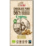 Bio-Bitterschokolade mit Ingwer 56% Kakao, 100g, Pronat
