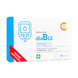 DiaB12, Vitamin B12 100 µg + Folsäure 200 µg, 60 Kapseln