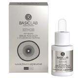 BasicLab Esteticus, Peptide eye serum with 10% peptides and caffeine, hydration and firmness, 15 ml