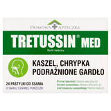 Tretussin Med, schwarzer Johannisbeergeschmack, 24 Lutschtabletten