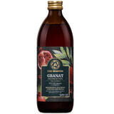 Saftiges Bio-Granatapfelsaft Elixier - Kaltgepresst  amp; Ungefiltert - 100% Fruchtfleisch - 500 ml