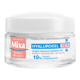 Hyaluronsäure 24h intensiv feuchtigkeitsspendende Creme für trockene und sehr trockene Haut Hyalurogel Rich, 50 ml, Mixa