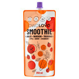 Owolovo Smoothie în tub, măr, morcov, căpșuni, 250 ml