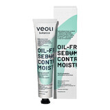 Veoli Botanica Oil-Free Sebum Control Moisturizer, Hydrogel-Tagescreme mit aktivem Grüntee-Extrakt mit EGCG, Nelupure und Centella Asiatica-Extrakt, 50 ml