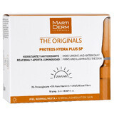 MartiDerm The Originals Proteos Hydra Plus SP, siero idratante con antiossidanti, pelle normale e mista, 2 ml x 10 fiale