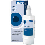 Hylo Gel, feuchtigkeitsspendende Augentropfen, konservierungsmittelfrei, 10 ml