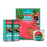 Set Orientana Hello Daktyl Jungle Beauty BOX, crema nutritiva confortable, 40 ml, crema hidratante única, 40 ml + vela de soja