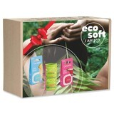 Eco Soft NO. 2, déodorant naturel, 50 ml, + Lippy, baume à lèvres, Cosmopolotan, 6.2 g + baume à lèvres, Pina Colada, 6.2 g