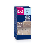 Lovi Trends, biberon con tettarella dinamica, Beige, dalla nascita, 120 ml