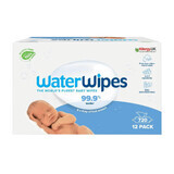 WaterWipes Bio, Feuchttücher, Wasser, von Geburt an, 12 x 60 Stück