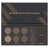 Affect Colour Brow Collection, Brauenschatten-Palette, 10 x 2 g