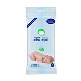 Luna Bambini Aqua Water Wipes, Feuchttücher, Wasser, ab Geburt, 20 Stück