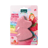 Kneipp Nature Kids Einhornland, sprudelnde Badefigur für Kinder, Erdbeere, 85 g