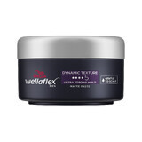 Wella Wellaflex Men, pasta opaca per capelli, tenuta ultra forte, 75 ml