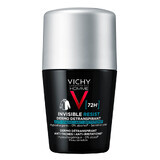 Vichy Homme Invisible Resist, Roll-on Antitranspirant für Männer, gegen Flecken auf der Kleidung, 50 ml