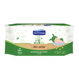 Septona Ecolife, salviette biodegradabili per bambini, 60 pz.