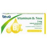 Vitaminum B2 Teva 3 mg, 50 Reizstofftabletten