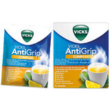 Vicks AntiGrip Complex 500 mg + 200 mg + 10 mg, Pulver zum Einnehmen, 10 Tütchen