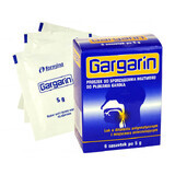 Gargarine, poudre pour la préparation du bain de bouche, 5 g x 6 sachets