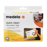 Medela, mikrowellengeeignete Desinfektionsbeutel, 5 Stück