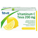 Vitaminum C Teva 200 mg, 50 Filmtabletten