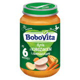 BoboVita Abendessen, Kürbis mit Huhn und Kartoffeln, nach 6 Monaten, 190 g