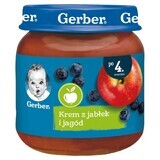 Gerber, Dessert, Apfel- und Beerencreme, nach 4 Monaten, 125 g