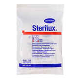 Sterilux, sterile Mulltupfer, 17-fädig, 8-lagig, 5 cm x 5 cm, 3 Stück.