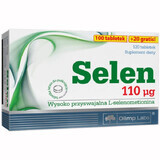 Olimp Selen 110 µg, 100 Tabletten + 20 Tabletten gratis