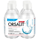 Orsalit Drink, rehydrierende Flüssigkeit zum Einnehmen für Kinder ab 3 Jahren, Erdbeergeschmack, 4 x 200 ml