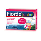 Fiorda Junior, Himbeergeschmack, 15 Lutschtabletten