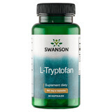 Swanson L-Tryptophan, L-Tryptophan 500 mg, 60 Kapseln