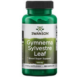 Swanson Gymnema Sylvestre Blatt, gurmar Blatt, 100 Kapseln