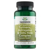 Swanson Full Spectrum Turmeric Astragalus &amp; Gotu Kola Complex, 60 gélules