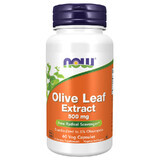 Now Foods Olive Leaf Extract 500 mg, feuille d'olivier, 60 gélules végétaliennes