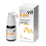 Ibuvit D 600, Vitamin D für Säuglinge und Kinder, Tropfen zum Einnehmen, 10 ml