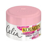 Celia Kolagen, Anti-Falten fettige Creme, trockene Haut, 50 ml