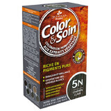 Color&amp;Soin, Haarfärbemittel, 5N, hellgrau, 135 ml