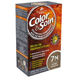 Color&amp;Soin, Haarfärbemittel, 7N, haselnussblond, 135 ml