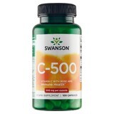 Swanson C, vitamine C 500 mg avec cynorrhodon, 100 gélules