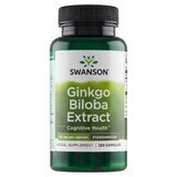 Swanson Ginkgo Biloba Extrakt, Ginkgo Biloba 120 Kapseln