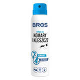 Bros, spray pentru țânțari și căpușe, DEET 15%, 90 ml