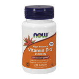 Now Foods, Vitamin D3 2000 IU, 240 Kapseln