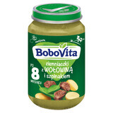 BoboVita Lunch, patatas con ternera y espinacas, después de 8 meses, 190 g